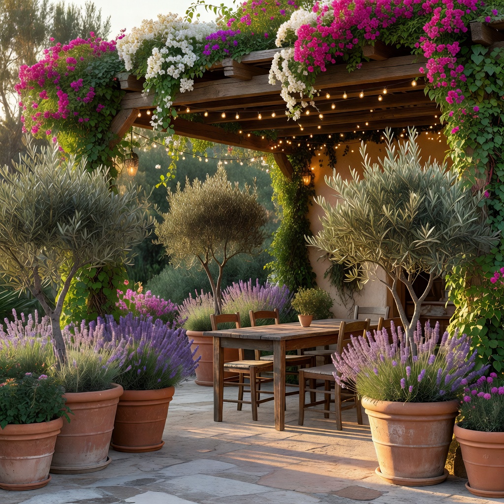 Terrassen-Makeover – Mediterraner Stil nach der KI-Gartengestaltung