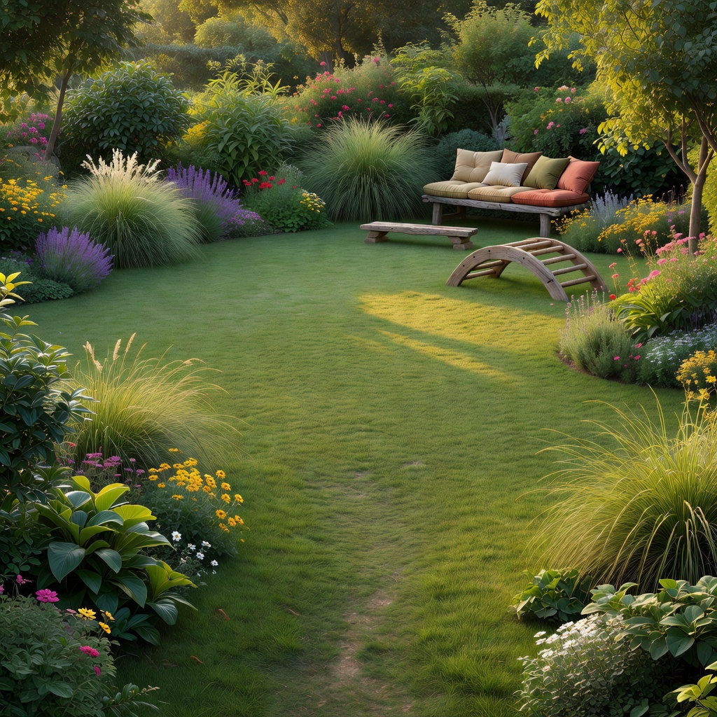 Familiengarten mit FlorAI als KI-Gartendesign visualisiert