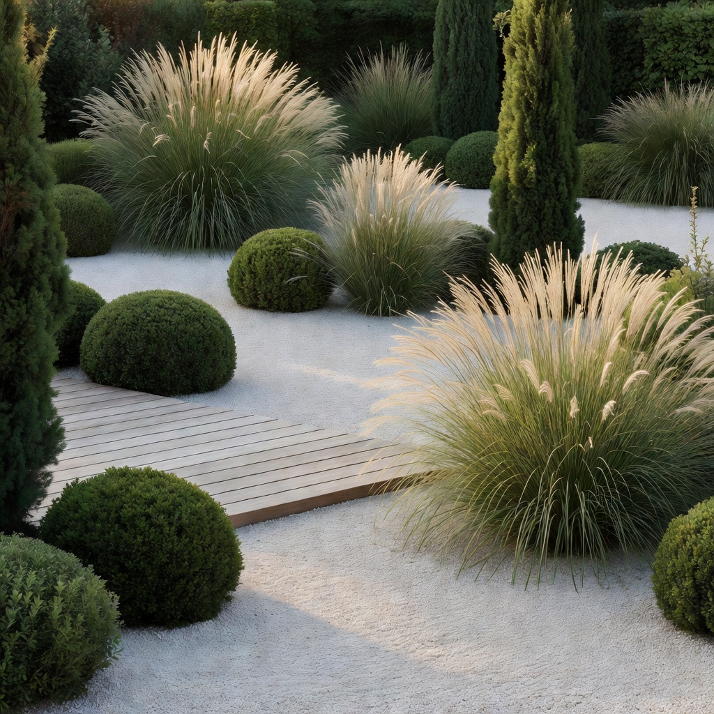 Pflegeleichter Garten mit FlorAI als KI-Gartendesign visualisiert
